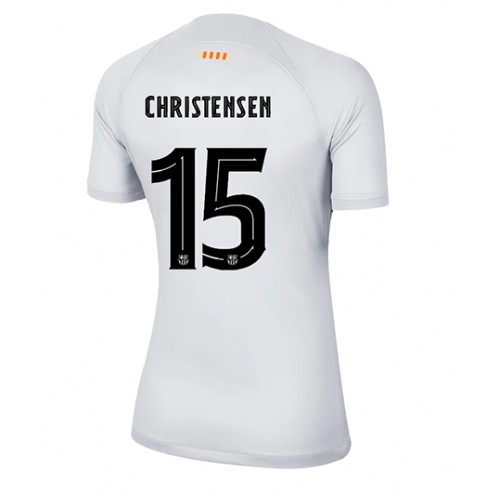 Fotbalové Dres Barcelona Andreas Christensen #15 Dámské Alternativní 2022-23 Krátký Rukáv